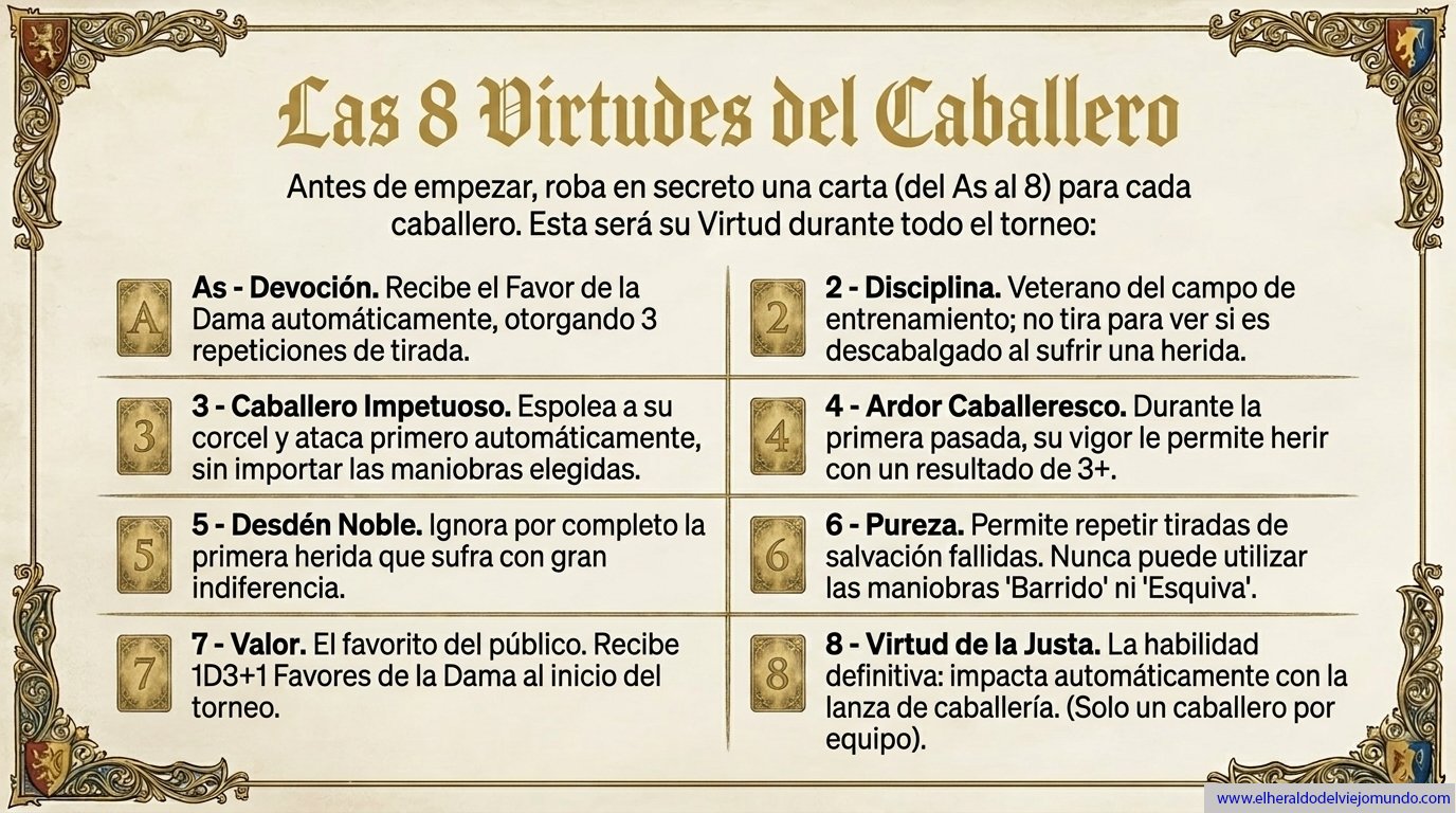 Las 8 Virtudes del Caballero